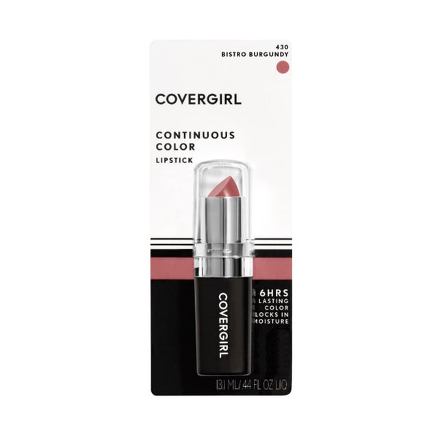 COVERGIRL Continuous Color Lipstick - 430 Bistro Burgundy-022700574964-LR-230853-1-LR eShop