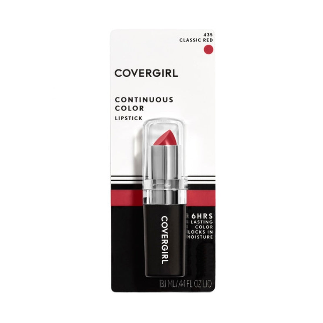COVERGIRL Continuous Color Lipstick - 435 Classic Red-022700472406-LR-280018-1-LR eShop