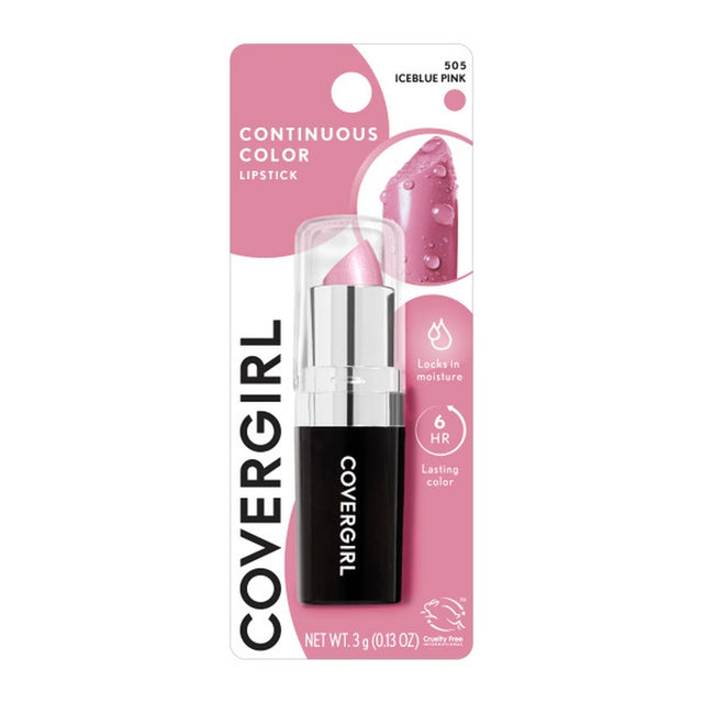 COVERGIRL Continuous Color Lipstick - 505 Iceblue Pink-022700574971-LR-230892-1-LR eShop