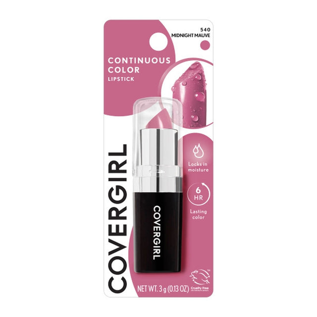 COVERGIRL Continuous Color Lipstick - 540 Midnight Mauve-022700574988-LR-230893-1-LR eShop