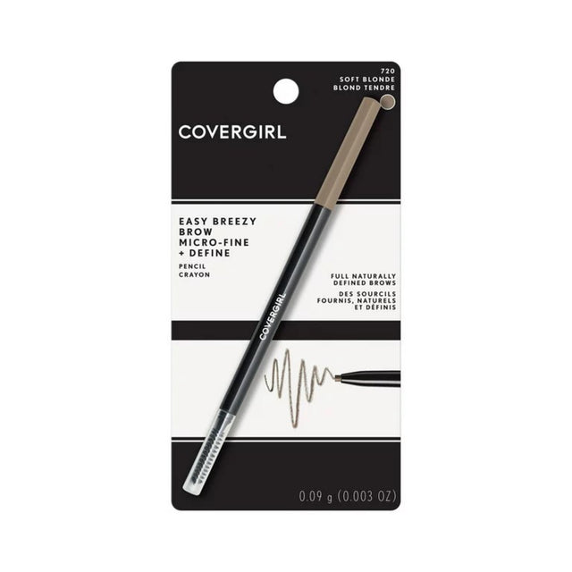 COVERGIRL Easy Breezy Brow Micro Fine + Define Pencil - 720 Soft Blonde-046200042389-LR-319909-1-LR eShop