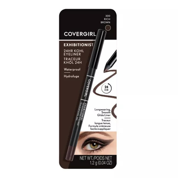COVERGIRL Exhibitionist 24-Hour Kohl Eyeliner - 300 Rich Brown-3614229312386-LR-334169-1-LR eShop