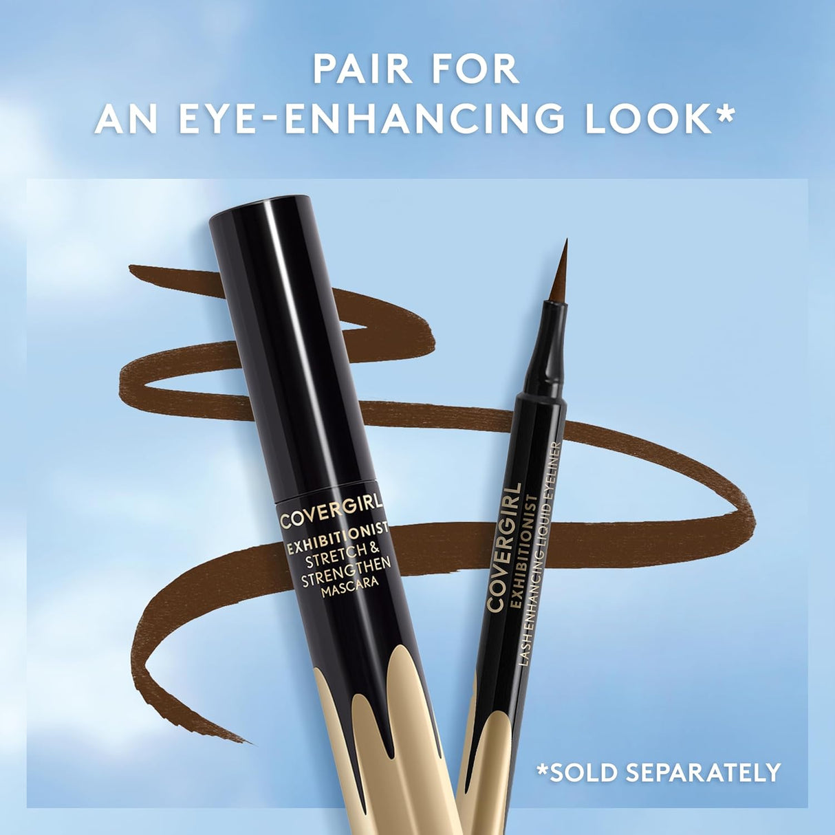 COVERGIRL Exhibitionist Lash Enhancing Liquid Eyeliner - 300 Rich Brown-3616302632053-LR-343246-9-LR eShop