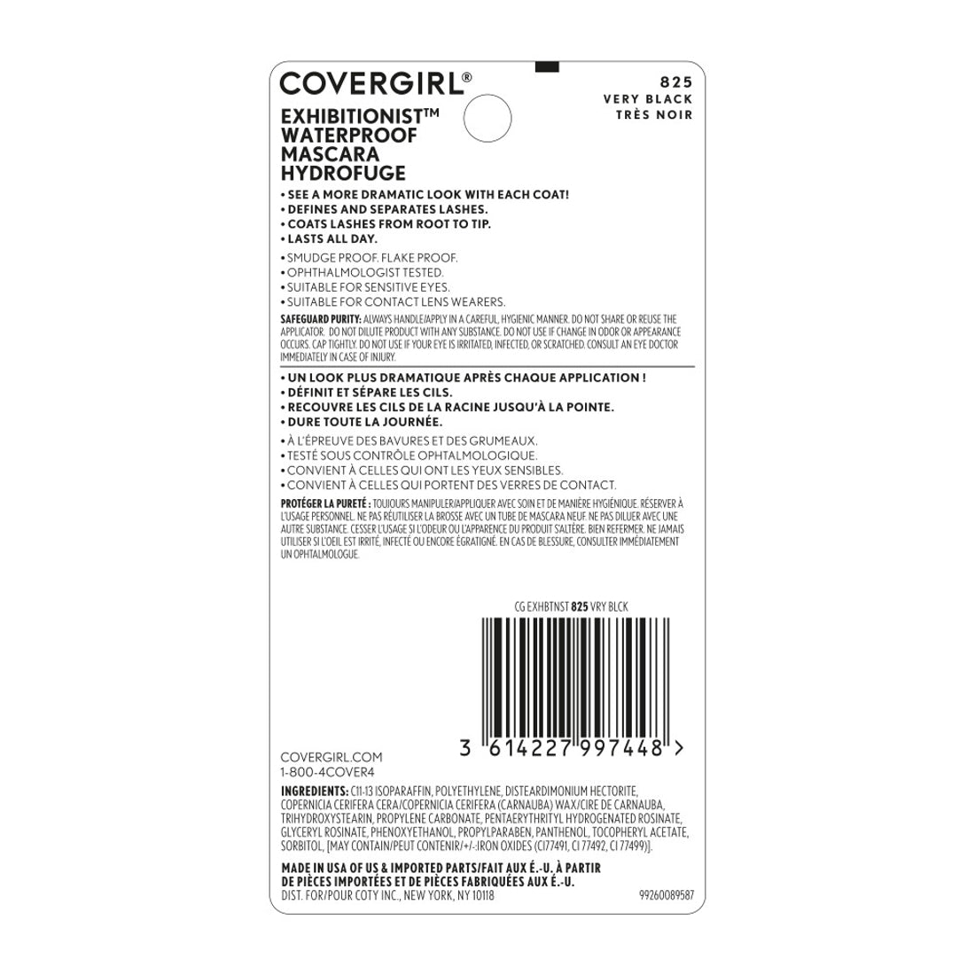 COVERGIRL Exhibitionist Waterproof Mascara - 825 Very Black-3614227997448-LR-327801-6-LR eShop