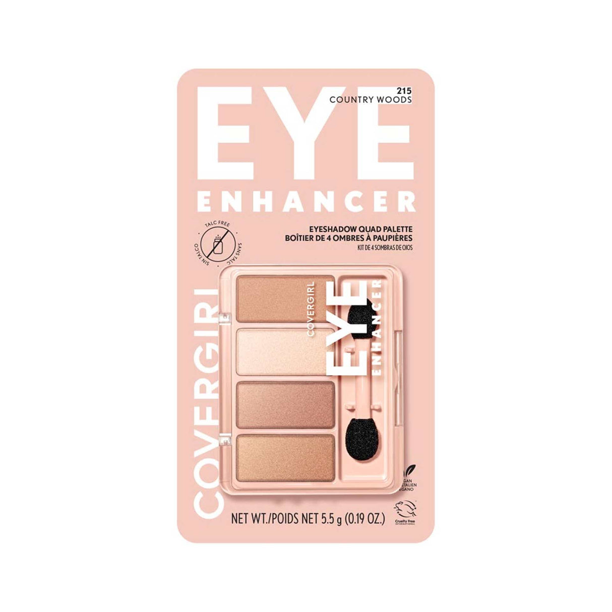 COVERGIRL Eye Enhancer Eyeshadow Quad, Carded - 215 Country Woods-022700047574-LR-158433-1-LR eShop