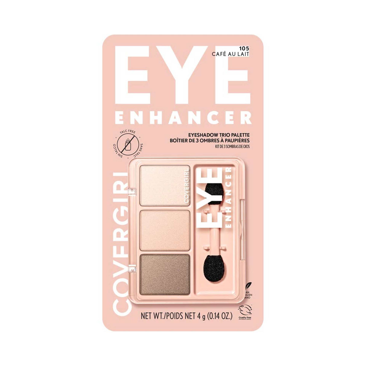 COVERGIRL Eye Enhancer Eyeshadow Trio, Carded - 105 Cafe Au Lait-022700047734-LR-158425-1-LR eShop