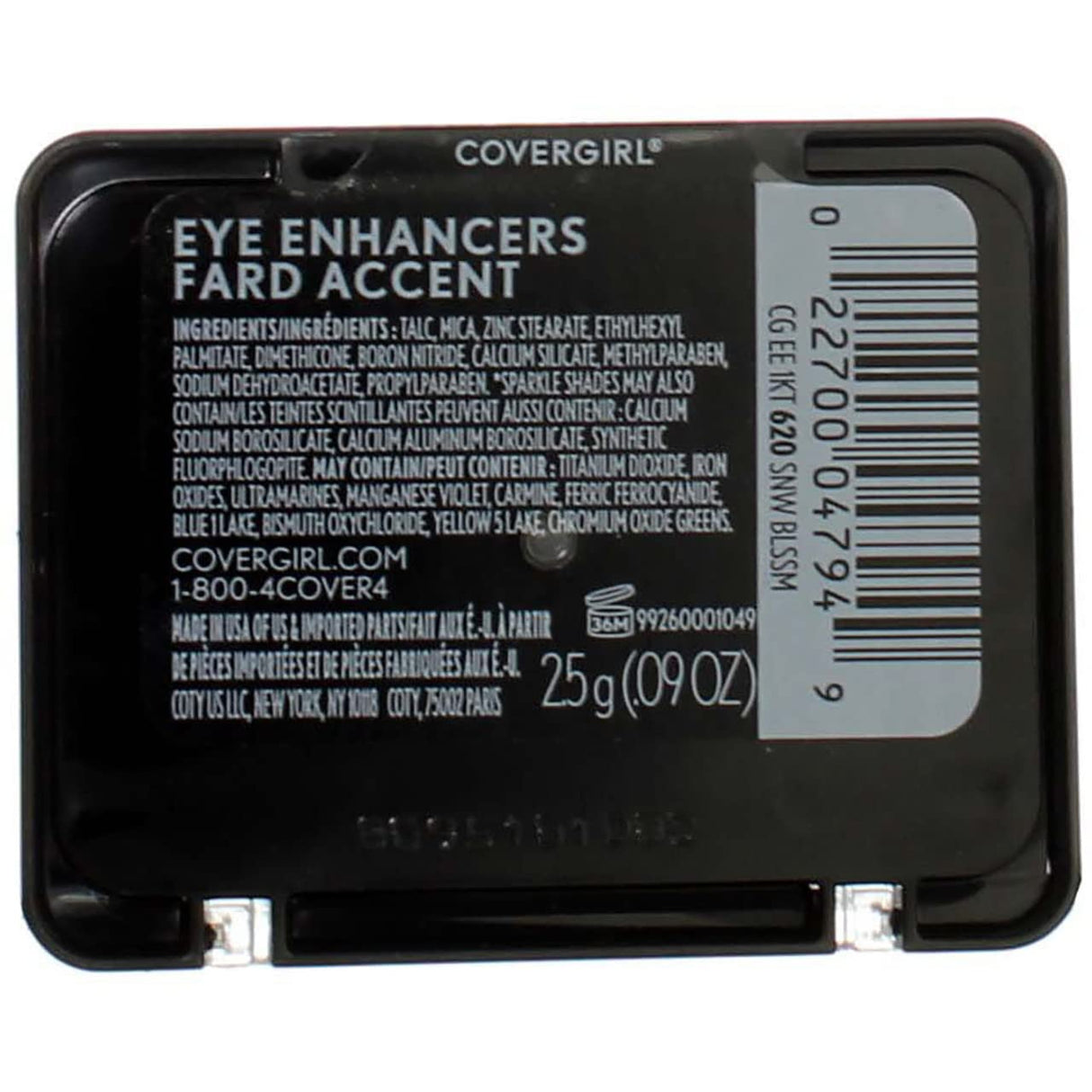 COVERGIRL Eye Enhancers Single Eyeshadow - 620 Snow Blossom-022700047949-LR-158409-3-LR eShop
