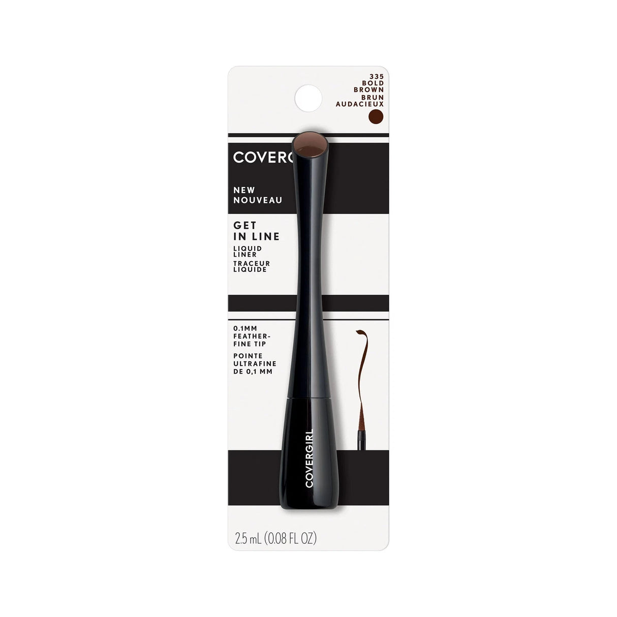 COVERGIRL Get In Line Liquid Eyeliner - 335 Bold Brown-046200042464-LR-319900-1-LR eShop