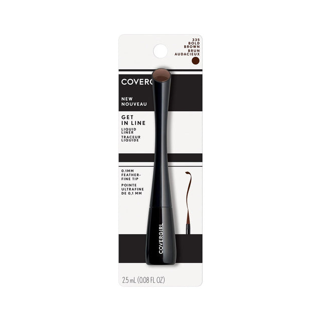 COVERGIRL Get In Line Liquid Eyeliner - 335 Bold Brown-046200042464-LR-319900-1-LR eShop
