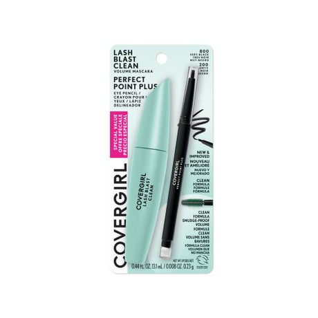 COVERGIRL Lash Blast Clean Volume Mascara & Perfect Point Plus Eye Pencil - 800 Very Black & 200 Black Onyx-3616304372070-LR-347609-1-LR eShop