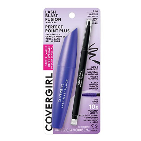 COVERGIRL Lash Blast Fusion Mascara & Perfect Point Plus Eye Pencil - 860 Very Black & 200 Black Onyx-3616304372049-LR-347606-1-LR eShop