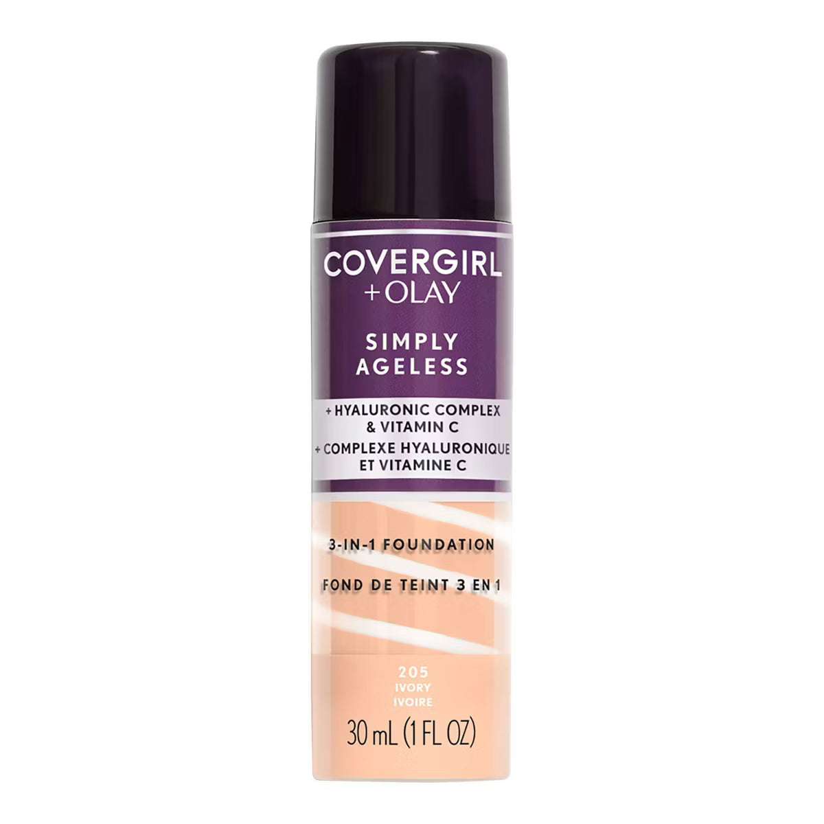 COVERGIRL + Olay Simply Ageless 3-in-1 Liquid Foundation - 205 Ivory-008100100354-LR-294228-1-LR eShop