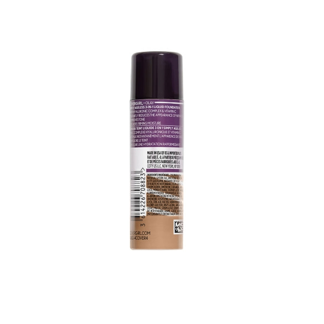 COVERGIRL + Olay Simply Ageless 3-in-1 Liquid Foundation - 275 Soft Sable-3614226708823-LR-327829-3-LR eShop