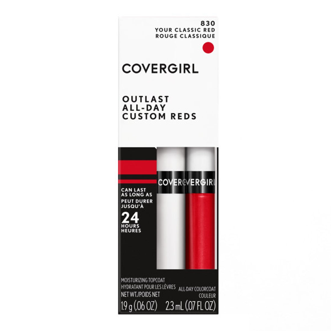 COVERGIRL Outlast All Day Lip Color Custom Reds - 830 Your Classic Red-046200252634-LR-307797-1-LR eShop