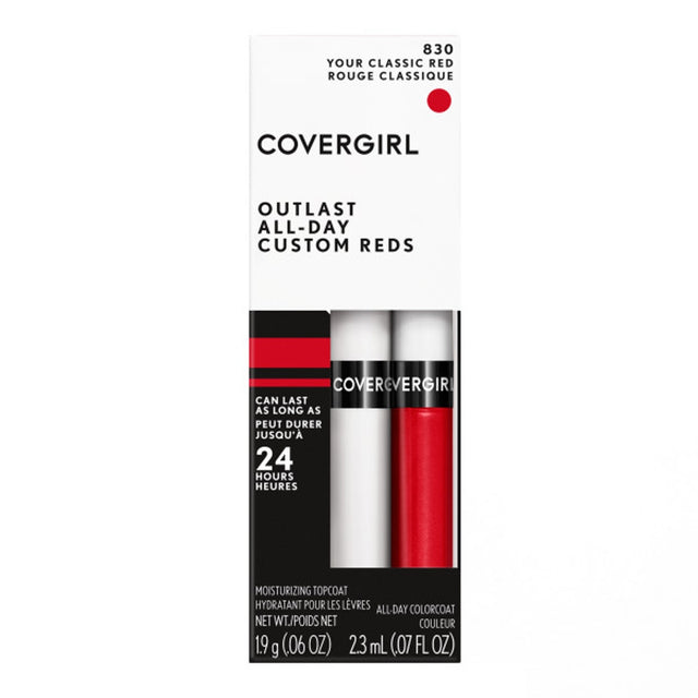 COVERGIRL Outlast All Day Lip Color Custom Reds - 830 Your Classic Red-046200252634-LR-307797-1-LR eShop