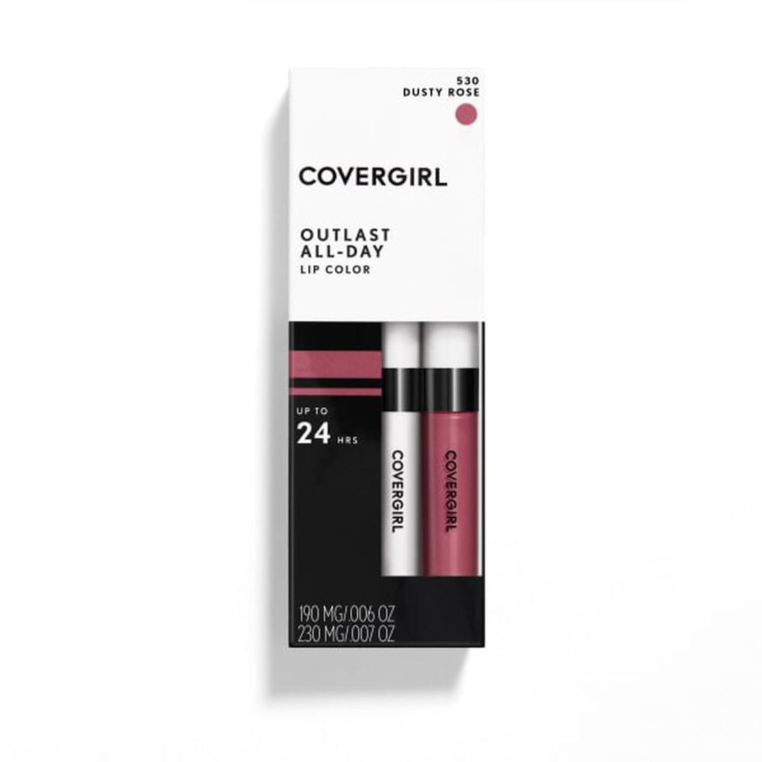 COVERGIRL Outlast All-Day Lip Color with Topcoat - 530 Dusty Rose-046200011705-LR-274198-1-LR eShop