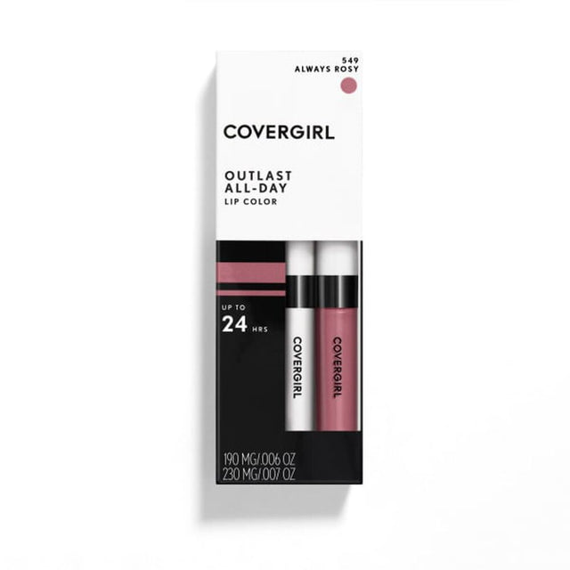 COVERGIRL Outlast All-Day Lip Color with Topcoat - 549 Always Rosy-046200011682-LR-269612-1-LR eShop