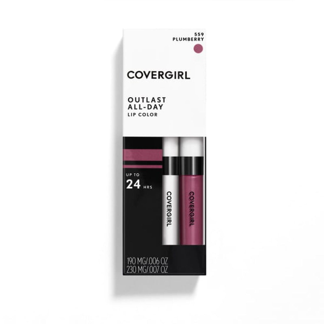 COVERGIRL Outlast All-Day Lip Color with Topcoat - 559 Plum Berry-046200011637-LR-269614-1-LR eShop
