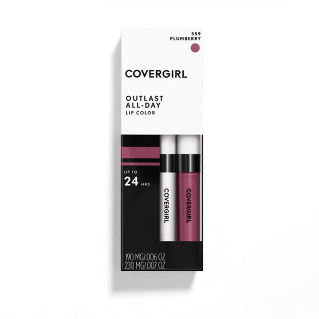 COVERGIRL Outlast All-Day Lip Color with Topcoat - 559 Plum Berry-046200011637-LR-269614-1-LR eShop