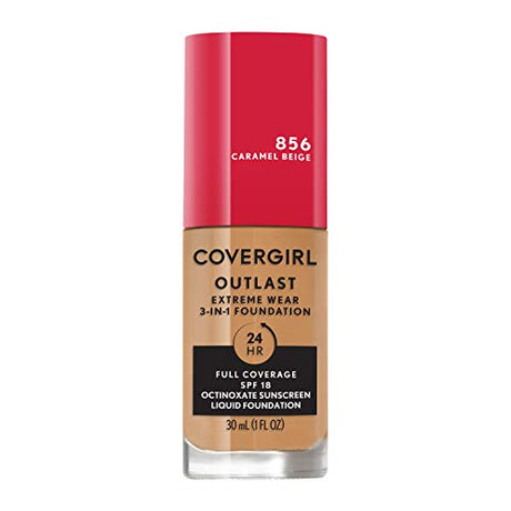 COVERGIRL Outlast Extreme Full Coverage Liquid Foundation - 856 Caramel Beige-3616301175674-LR-337932-1-LR eShop