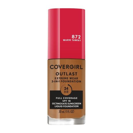 COVERGIRL Outlast Extreme Full Coverage Liquid Foundation - 872 Warm Tawny-3616301175667-LR-337927-1-LR eShop