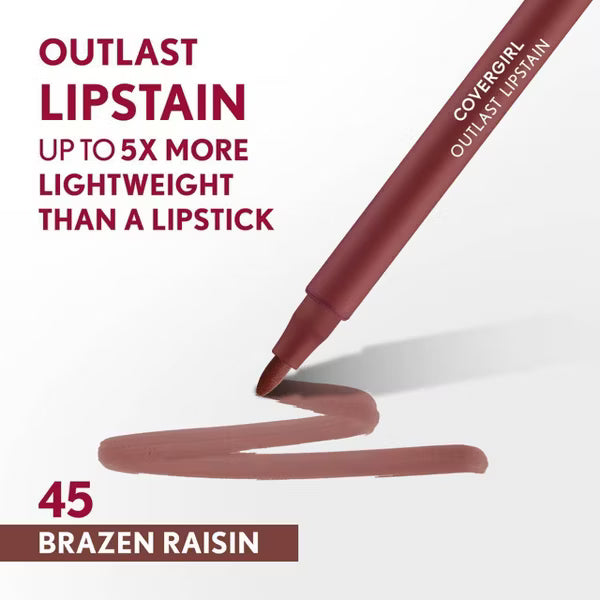 COVERGIRL Outlast Lipstain - 45 Brazen Raisin-3616305157478-LR-352516-5-LR eShop