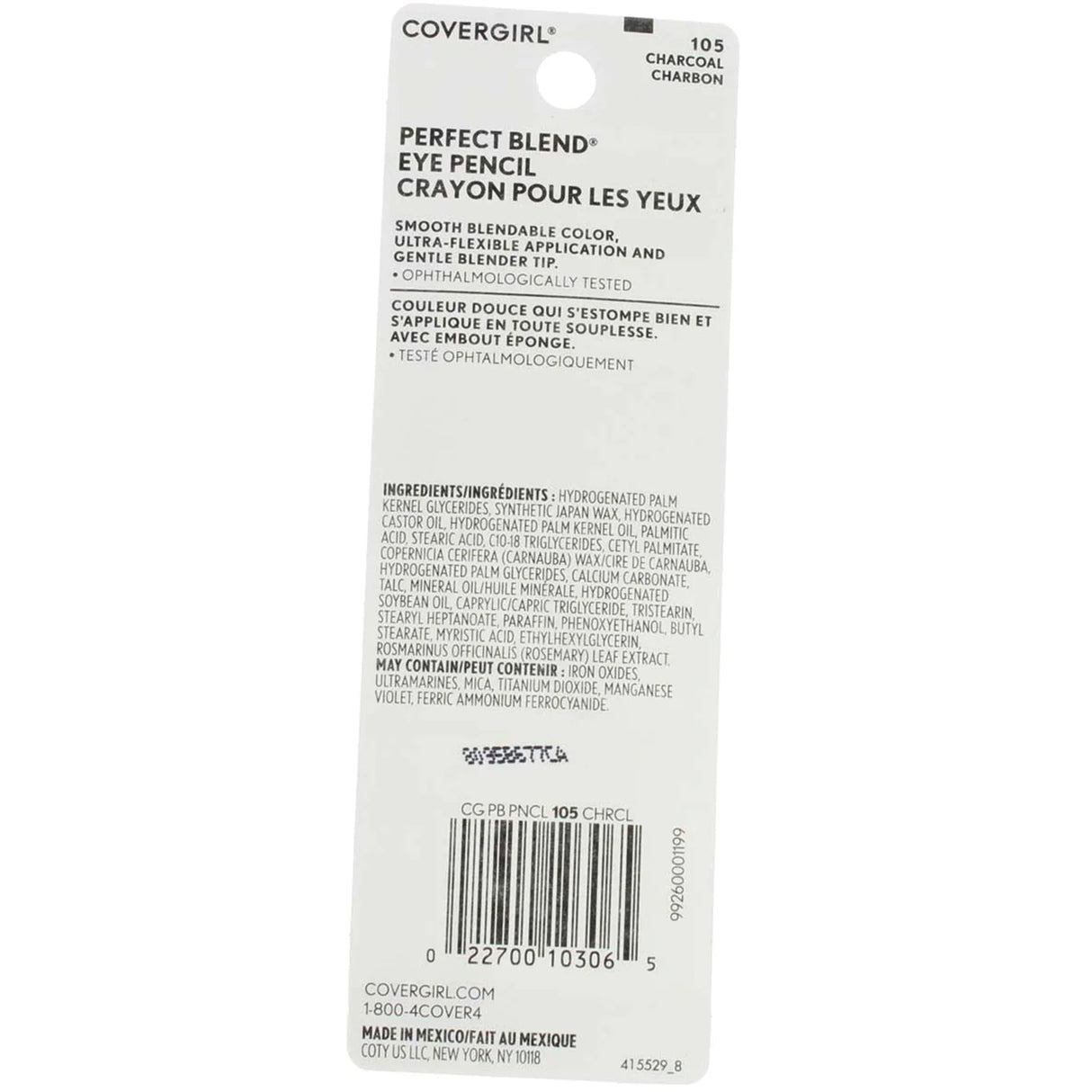 COVERGIRL Perfect Blend Eye Pencil - 105 Charcoal-022700103065-LR-42820-3-LR eShop