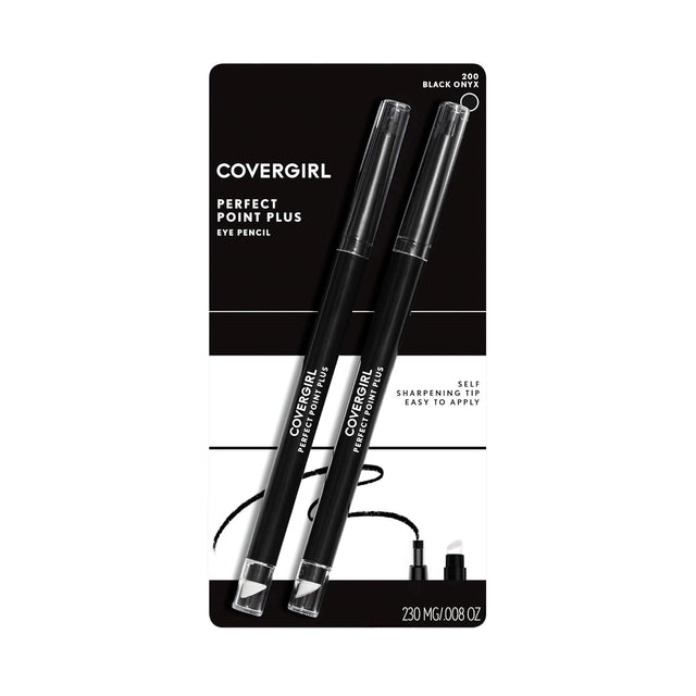 COVERGIRL Perfect Point Plus Eye Pencil - 220 Black Onyx, 2 count-046200041498-LR-317307-1-LR eShop