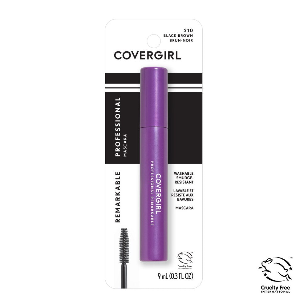COVERGIRL Professional Remarkable Waterproof Mascara - 210 Black Brown-022700469772-LR-269601-1-LR eShop