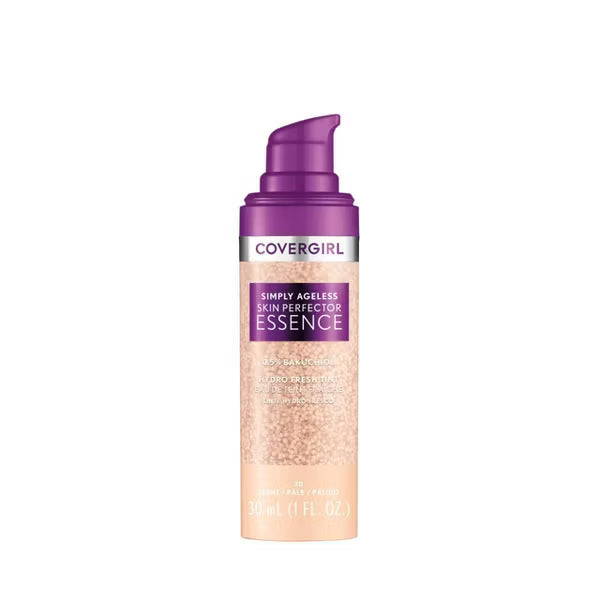 COVERGIRL Simply Ageless Skin Perfector Essence Foundation - 20 Light-3616304842528-LR-352519-3-LR eShop