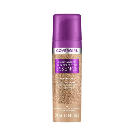 COVERGIRL Simply Ageless Skin Perfector Essence Foundation - 45 Medium Olive-3616306171626-LR-356832-1-LR eShop