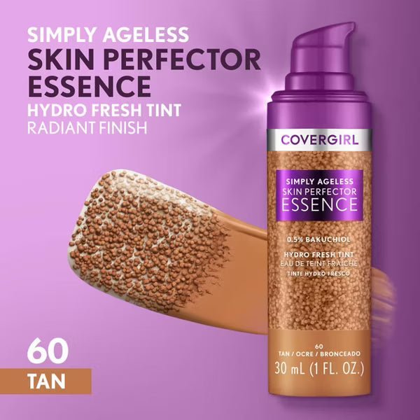 COVERGIRL Simply Ageless Skin Perfector Essence Foundation - 60 Tan-3616304842559-LR-352546-6-LR eShop