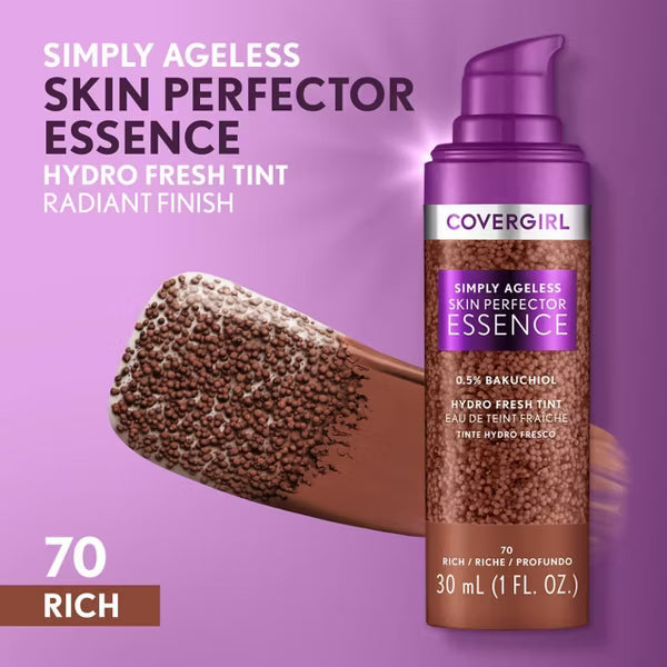 COVERGIRL Simply Ageless Skin Perfector Essence Foundation - 70 Rich-3616304842566-LR-352547-6-LR eShop