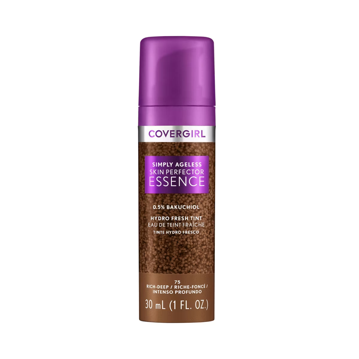 COVERGIRL Simply Ageless Skin Perfector Essence Foundation - 75 Rich Deep-3616306171640-LR-356834-1-LR eShop