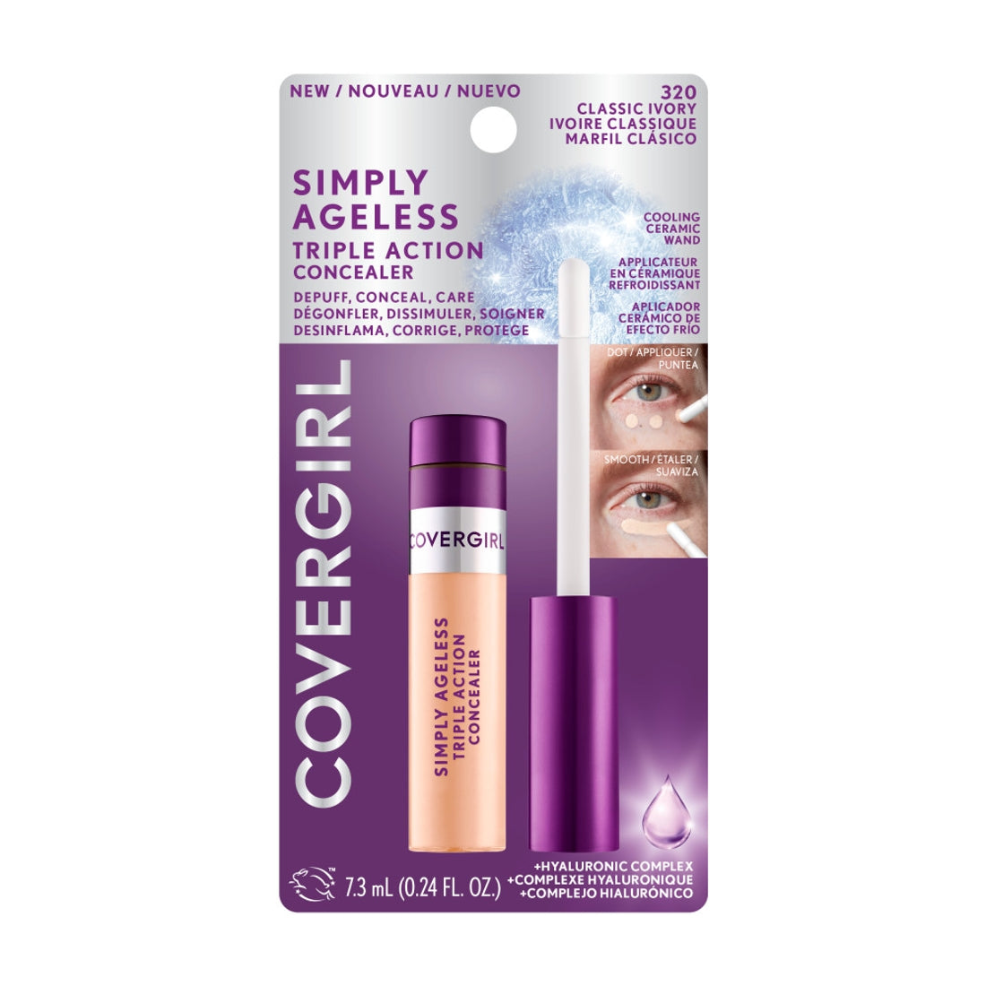 COVERGIRL Simply Ageless Triple Action Concealer - 320 Classic Ivory-3616303395674-LR-345548-1-LR eShop