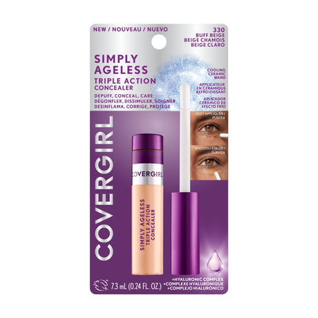 COVERGIRL Simply Ageless Triple Action Concealer - 330 Buff Beige-3616303395650-LR-345546-1-LR eShop