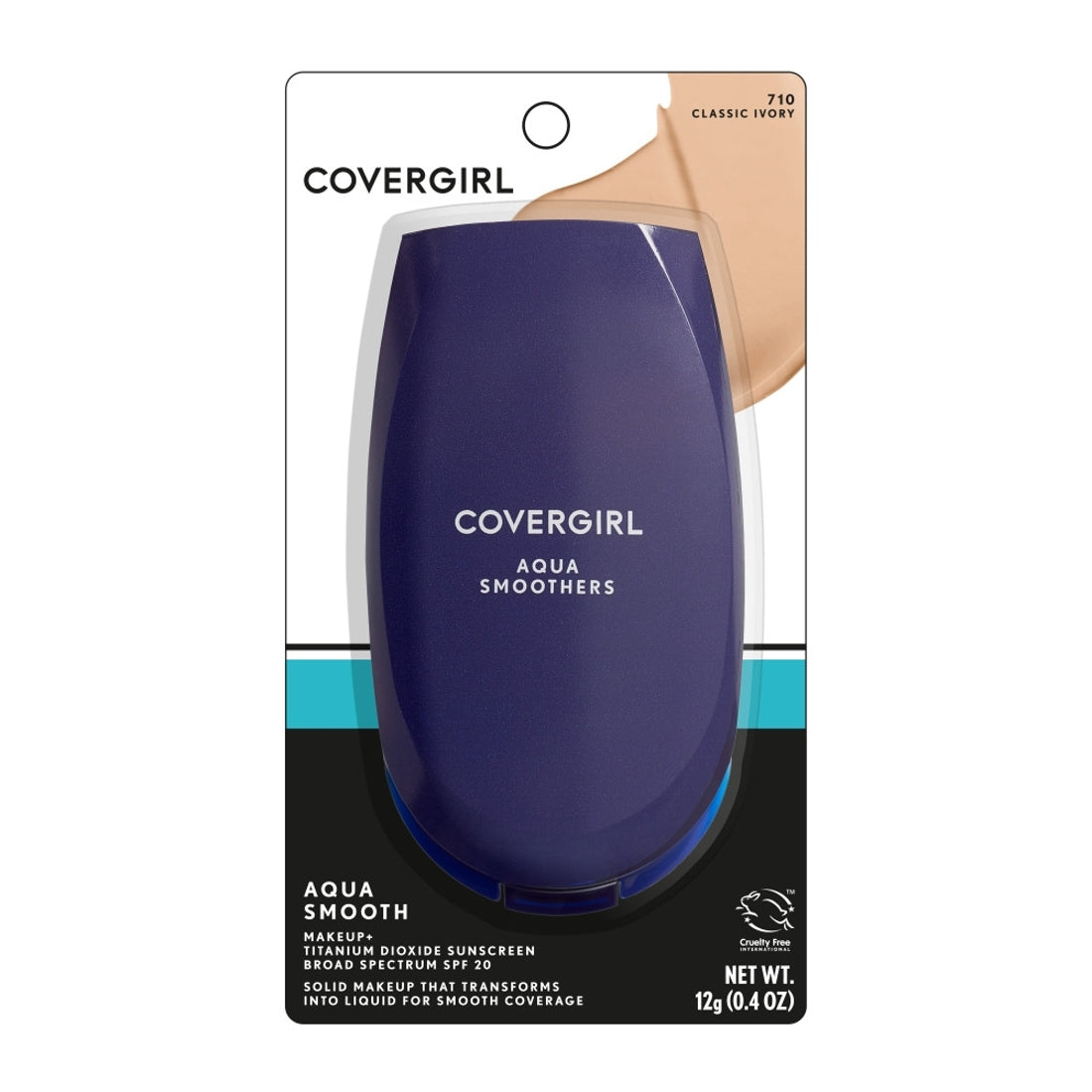 COVERGIRL Smoothers AquaSmooth Makeup Foundation - 710 Classic Ivory-022700458349-LR-240027-1-LR eShop