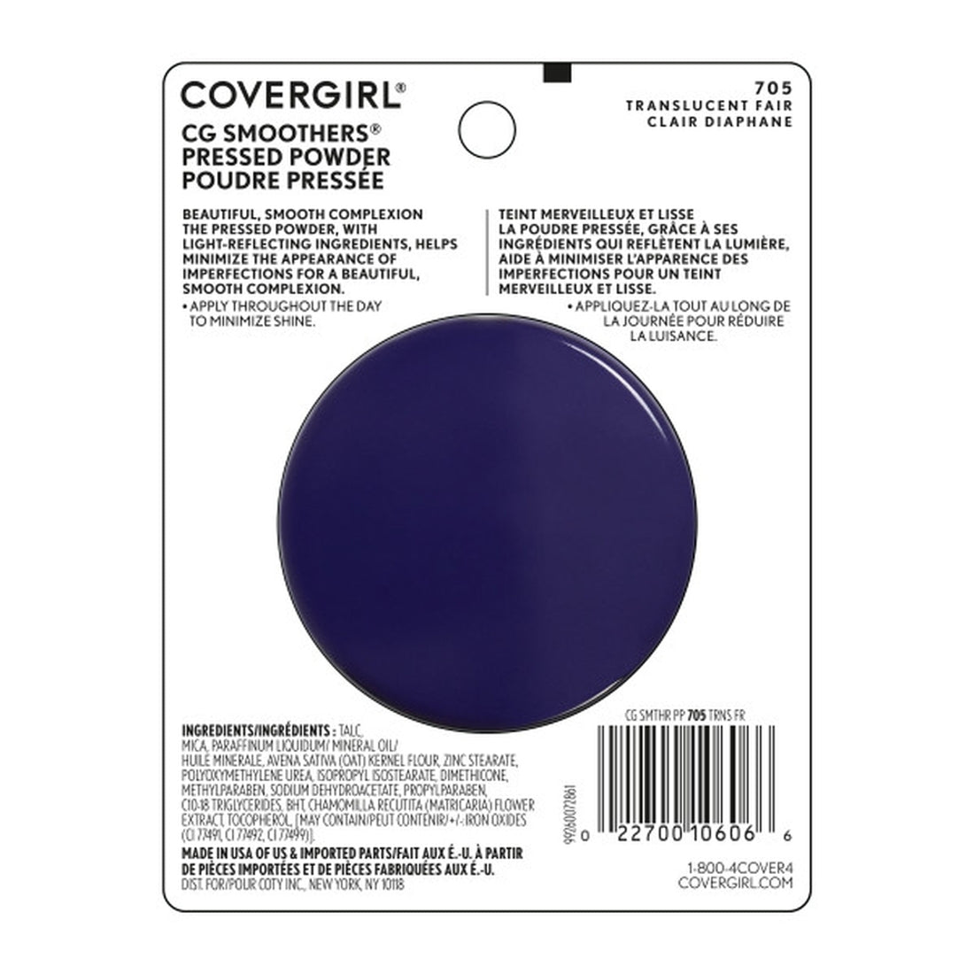 COVERGIRL Smoothers Pressed Powder - 705 Translucent Fair-022700106066-LR-186833-4-LR eShop