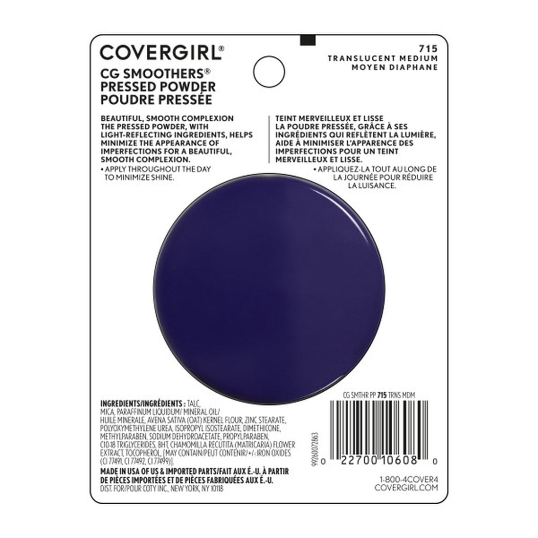 COVERGIRL Smoothers Pressed Powder - 715 Translucent Medium-022700106080-LR-186835-5-LR eShop