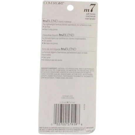 COVERGIRL TruBlend Liquid Makeup - M7 Soft Honey-022700579198-LR-266290-2-LR eShop