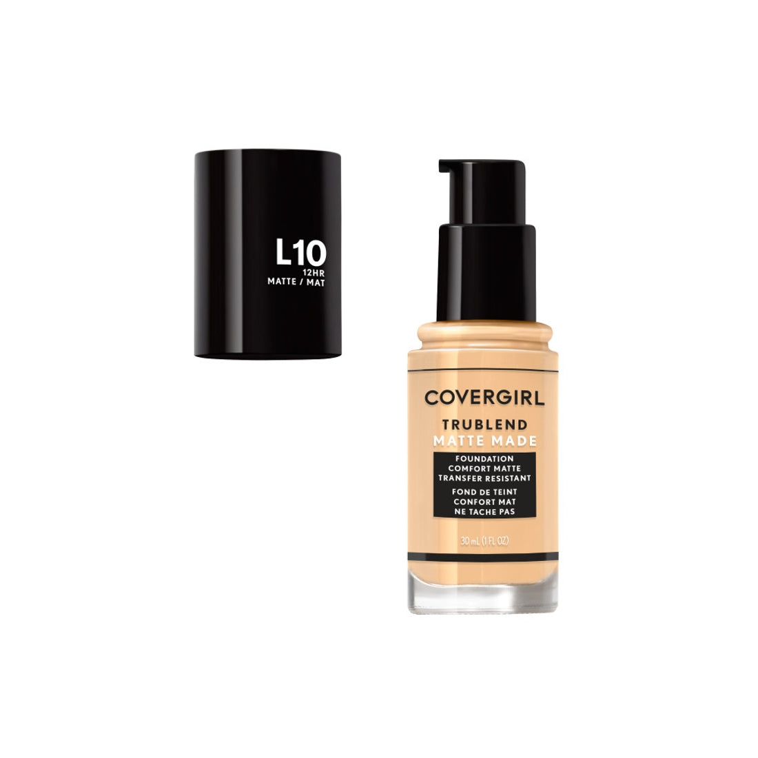 COVERGIRL TruBlend Matte Made Liquid Foundation - L10 Fair Porcelain-3614225303234-LR-324028-3-LR eShop