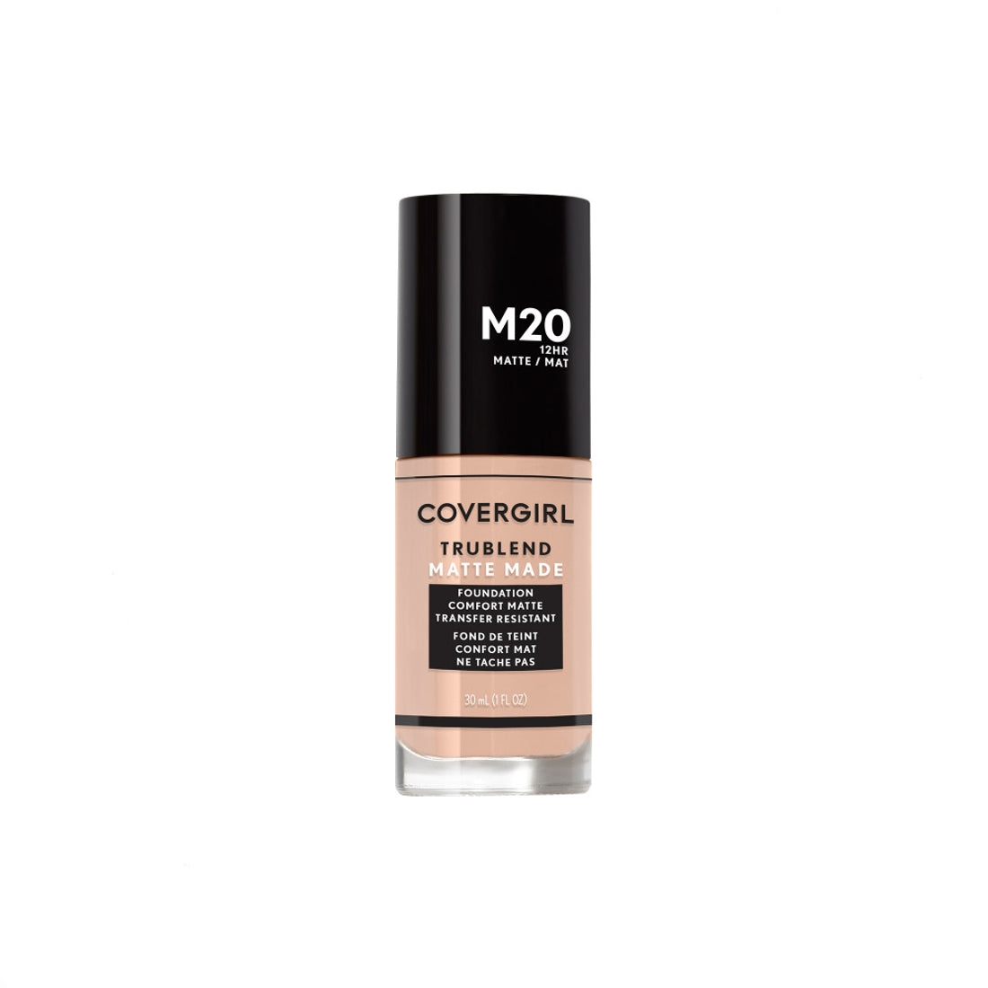 COVERGIRL TruBlend Matte Made Liquid Foundation - M20 Warm Beige-3614225304415-LR-324040-1-LR eShop