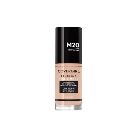COVERGIRL TruBlend Matte Made Liquid Foundation - M20 Warm Beige-3614225304415-LR-324040-1-LR eShop