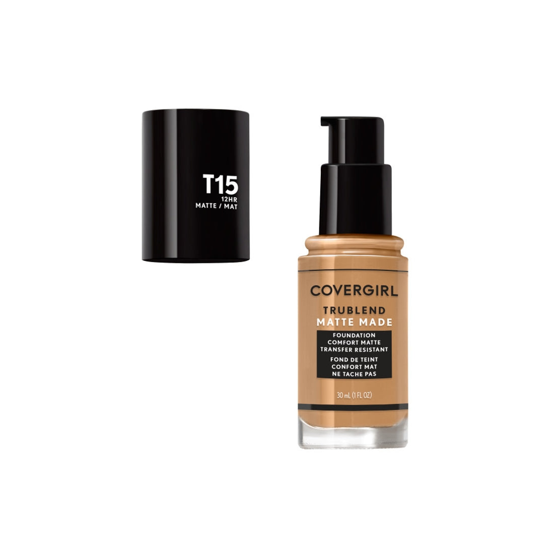 COVERGIRL TruBlend Matte Made Liquid Foundation - T15 Golden Honey-3614225303395-LR-324049-3-LR eShop