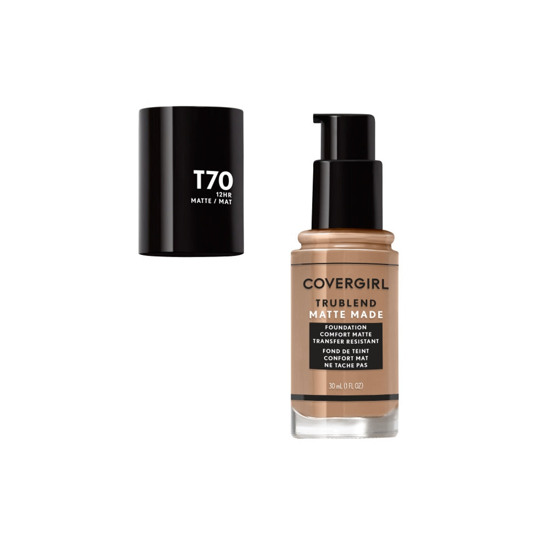 COVERGIRL TruBlend Matte Made Liquid Foundation - T70 Caramel-3614225304330-LR-324055-3-LR eShop
