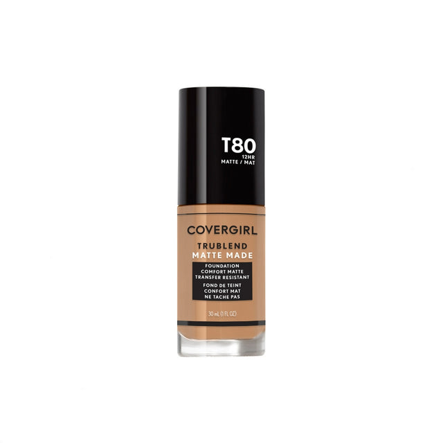 COVERGIRL TruBlend Matte Made Liquid Foundation - T80 Toasted Caramel-3614225304484-LR-324056-1-LR eShop