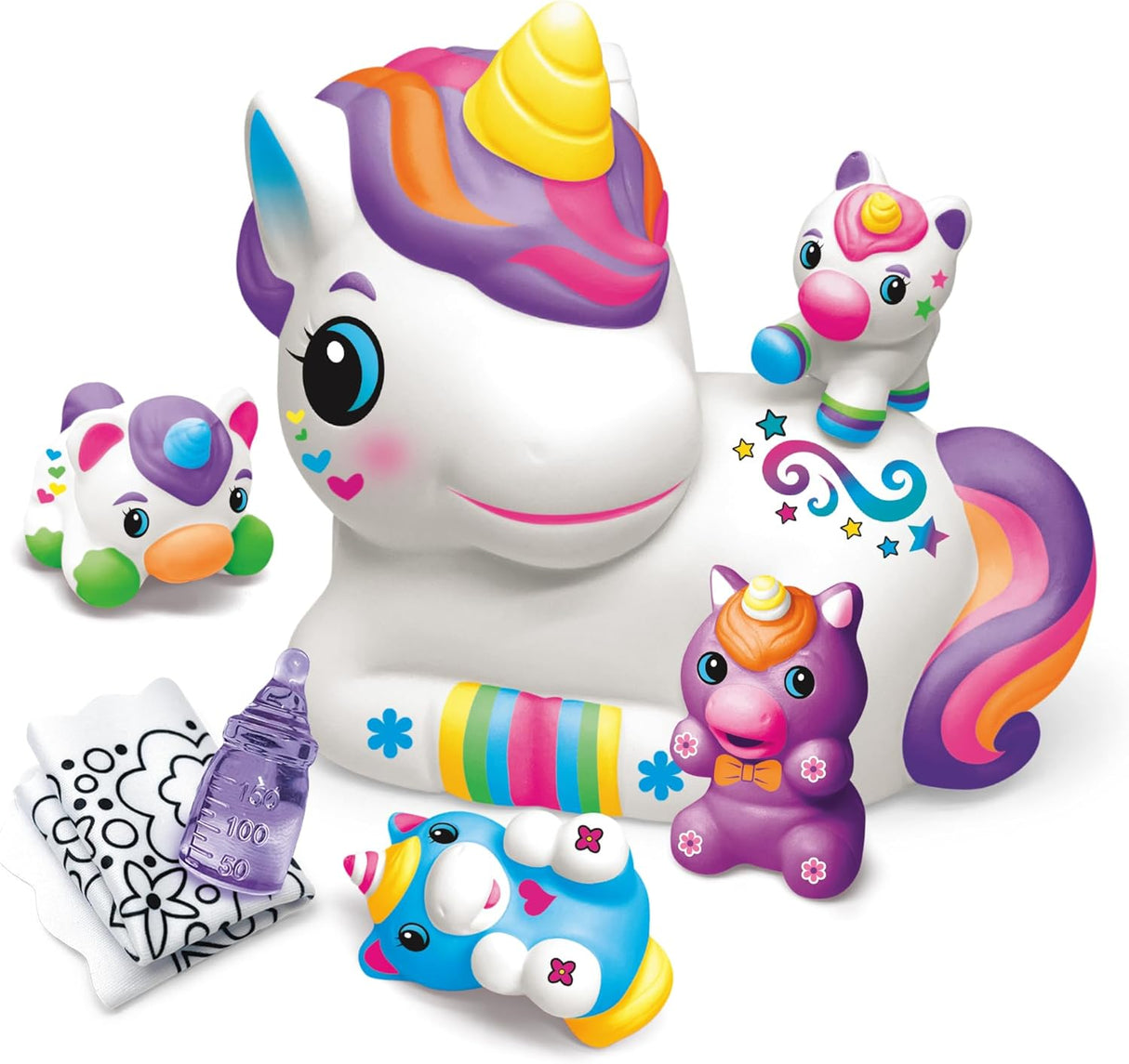 Cra-Z-Art Shimmer 'n Sparkle CRA-Z Squeezies Unicorn Surprise Mommy & Babies Plush Making Kit-884920656185-LR-357624-7-LR eShop