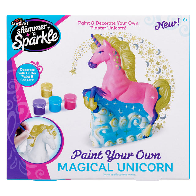 Cra-Z-Art Shimmer ‘n Sparkle Paint Your Own Magical Unicorn-884920176898-LR-323702-1-LR eShop
