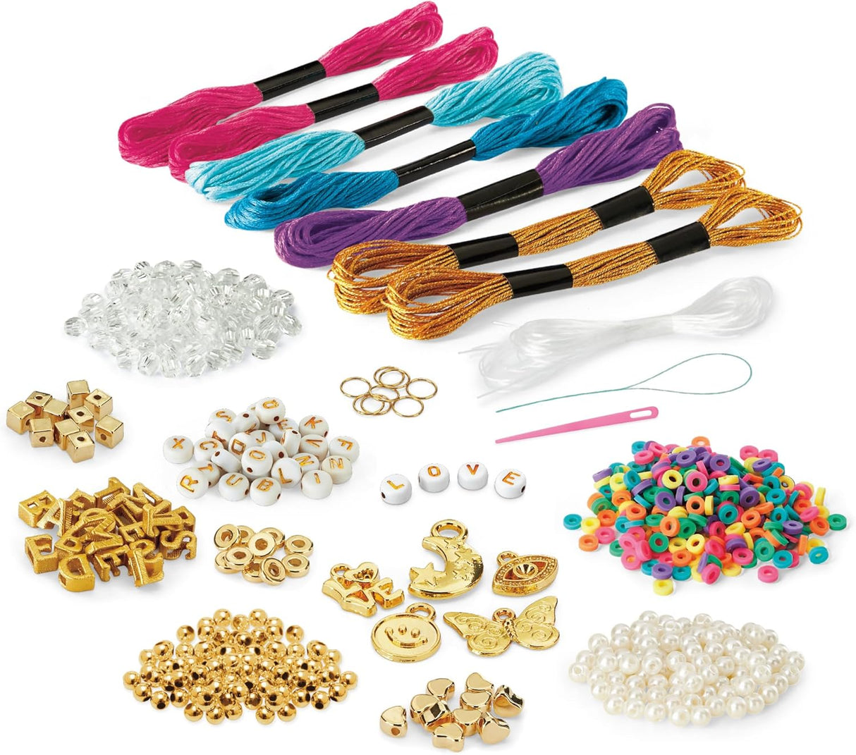 Cra-Z-Art Shimmer 'n Sparkle Sparkling A-Z Fashion Bracelets Making Kit-884920656253-LR-357625-4-LR eShop