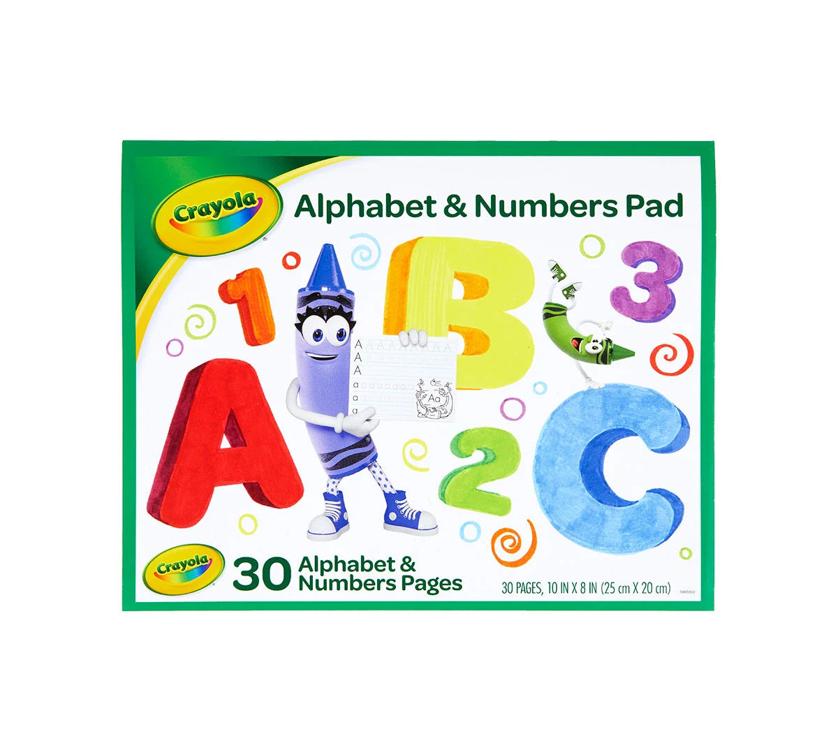 Crayola Alphabet and Numbers Pad, 30 pages-071662993467-LR-240621-1-LR eShop